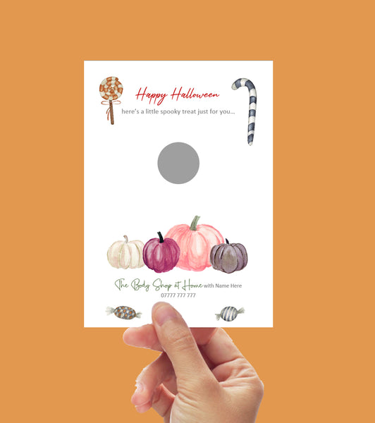 #915 - A6 Large Halloween Scratch Card TBSaH