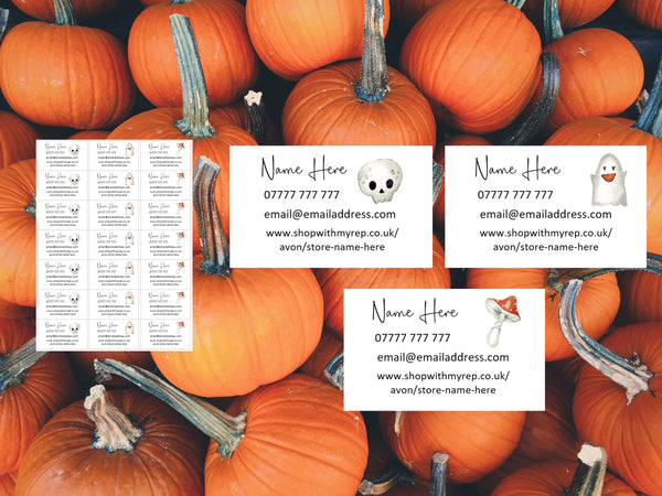 #920 - Details labels x 21 Avon - Halloween