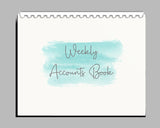 #943 - Weekly Accounts Book - 60 pages