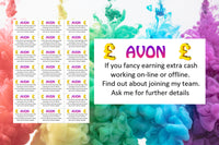 #963 - Avon Recruitment labels