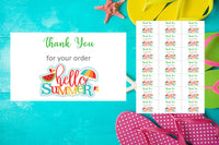 #988 - Thank You labels x 21