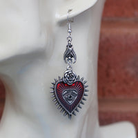 #8031 - Heart Eye Earrings