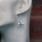 #8023 - Hanging Bat Earrings