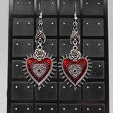 #8031 - Heart Eye Earrings