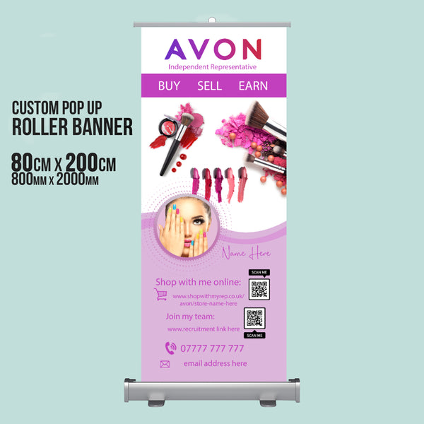 #1084 - Avon Roller Banner 80cm x 2m - FREE DELIVERY