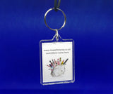 792 - pack of 10 Avon Keyrings - double sided