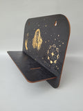 #5051 - Crystal Storage Shelf - Witch Design