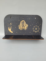 #5051 - Crystal Storage Shelf - Witch Design